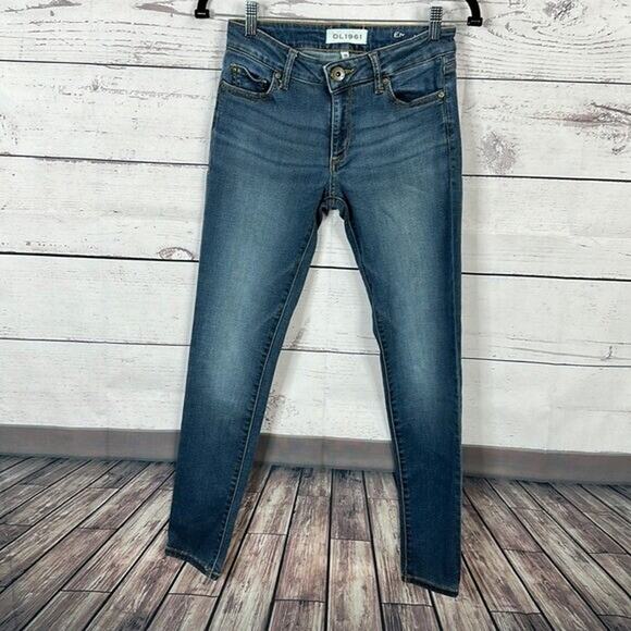 DL1961 Jeans Womens 26 Blue Emma Power Legging Walton Stretch Casual Tencel - Picture 1 of 12